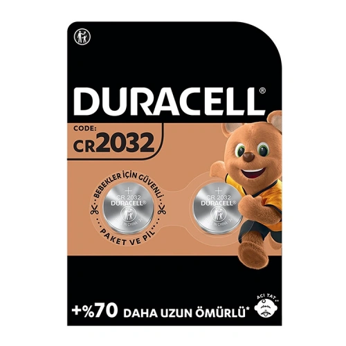 Duracell Lityum Düğme Pil 3 V 2 Li 2032