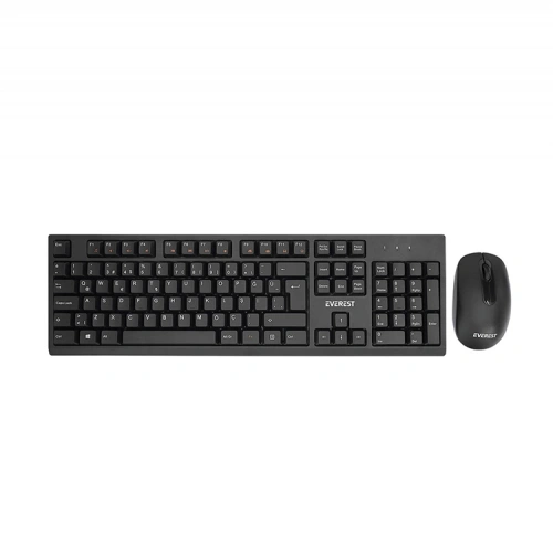 Everest Km-2510 Siyah Kablosuz Q Multimedia Klavye + Mouse Set