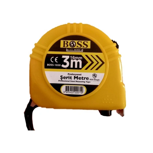 Boss Şerit Metre 16mm 3 Metre