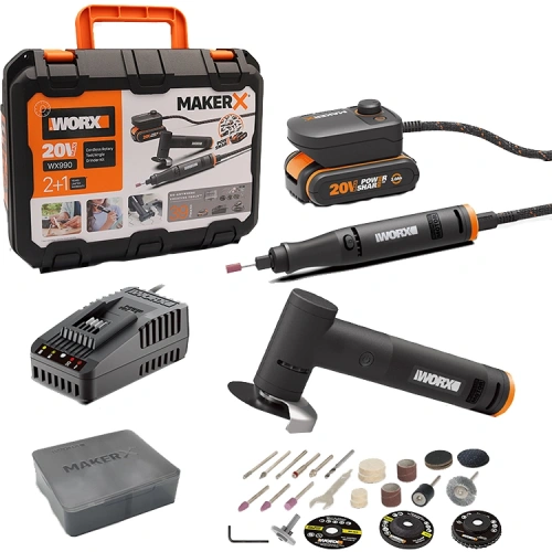 WORX WX990 MAKER X 50 mm Profesyonel Avuç Taşlama Makinesi