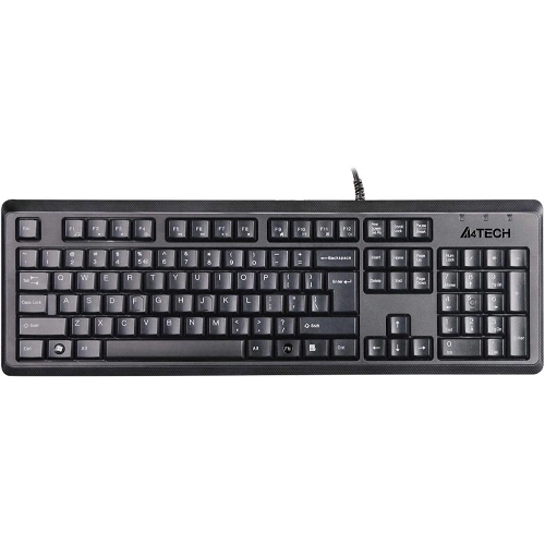 A4 TECH KR-92, Siyah, USB Kablolu, Türkçe Q, Multimedya, Klavye