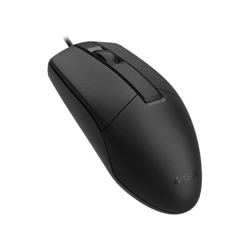A4 TECH OP-330, Siyah, V-Track, 1200dpi, 3 Buton, Usb Kablolu, Optik Mouse