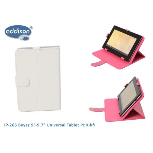 Addison Ip-266 Beyaz 9-9.7universal Tablet Kılıf