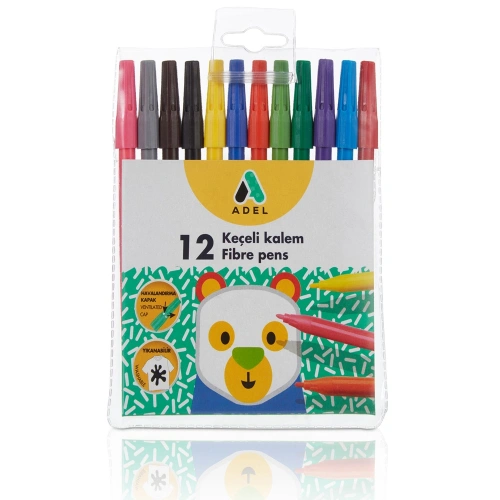 Adel Keçeli Kalem 12 Renk 2220 213001