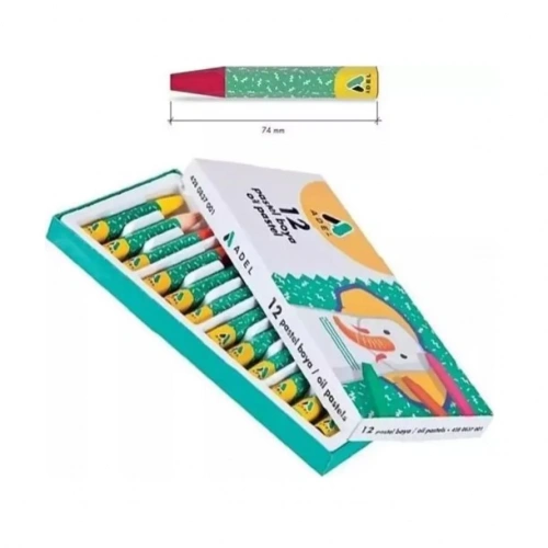Adel Pastel Boya 12 Renk 2025 2280 000005