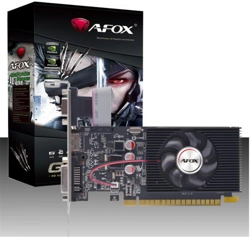 Afox Geforce Gt240 1gb Ddr3 128bit Af240-1024d3l2-v2 Dvı Hdmı Vga Lp Single Fan Ekran Kartı