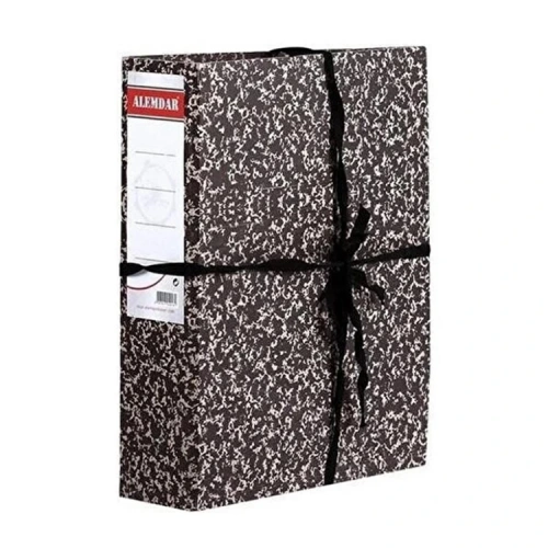 Alemdar Bağlı Klasör İpli Karton Geniş Dmo 34 Cm Siyah