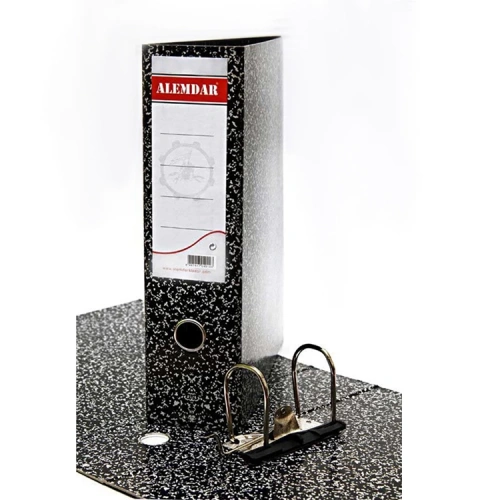 Alemdar Klasör Karton Geniş Siyah