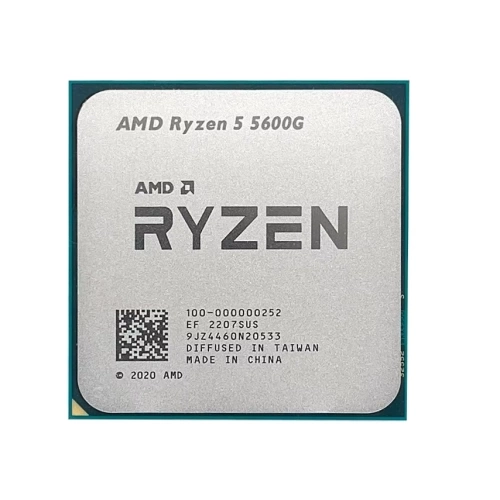 AMD RYZEN 5 5600G 6 Core, 3,90-4.40GHz,19Mb Cache,  45-65W, Radeon Grafikleri, AM4, TRAY, (Dahili Grafik VAR, Fan YOK)