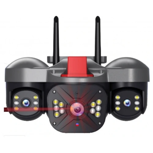 Apronx Apx-wp332 6mp 2.8mm-3.6mm Üç Kamera 22 Led Wifi Ptz