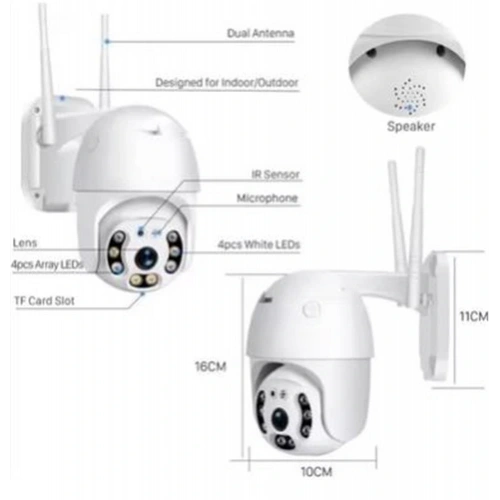 Apronx APX-WP70 3mp 2.8mm 8 LED Wifi Ptz Kamera