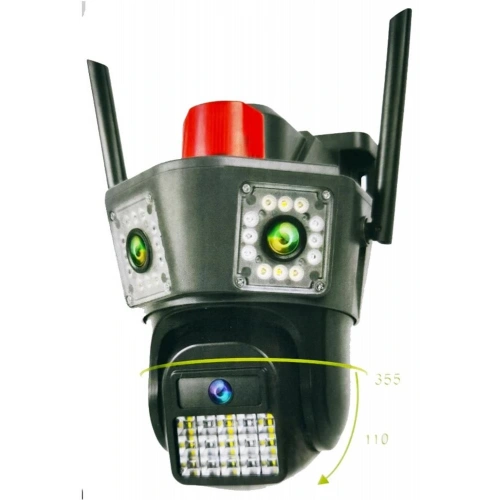 Apronx Apx-wpg490 9mp 3.6mm Üç Kamera 42 Led Wifi Ptz