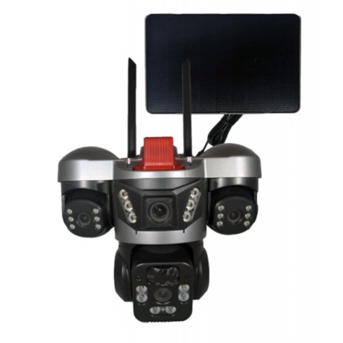 Apronx APX-WSP364 9Mp 3.6mm 2-2.8mm 4G Solar Üç Kamera 24 Led PTZ