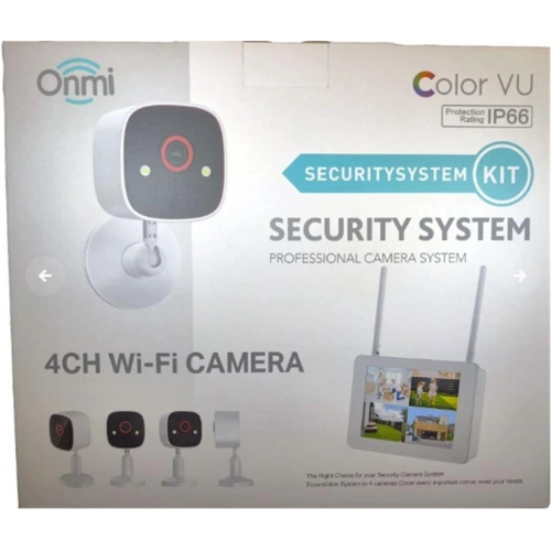 Apronx BSM400 4 Kanal Nvr + 3Mp 4 Kamera Full Color Mik. + 10 Lcd Wifi Set