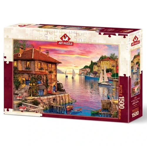 Art Puzzle 1500 Parça Akdeniz Limanı 5374