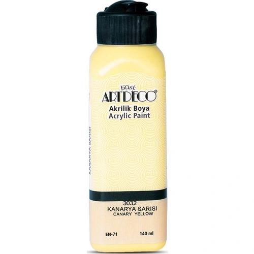 Artdeco Akrilik Boya 140 Ml Kanarya Sarısı 070r-3032