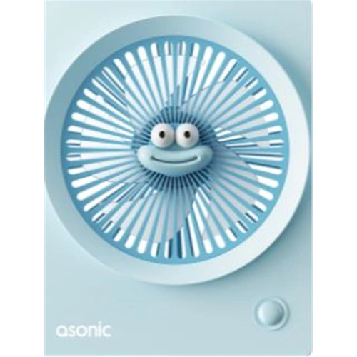 Asonic Afn23 Mavi 500mah 3 Hız Kademeli Masaüstü Usb Fan