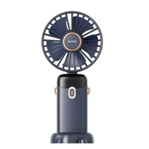 Asonic Afn28 Lacivert 500mah 3 Kademe Dijital Göstergeli Katlanabilir Mini Usb Fan