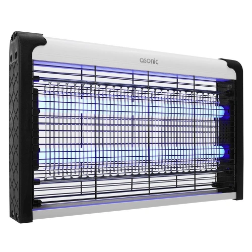 Asonic As-a29 Siyah Büyük Boy 6w+ 2000v Zincir Askısılı İki Ledli Sinek Öldürücü