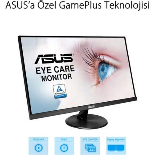 Asus 27 Vp279he 75hz 1ms (hdmi+analog) Çerçevesiz Full Hd Ips Vesa Monitör