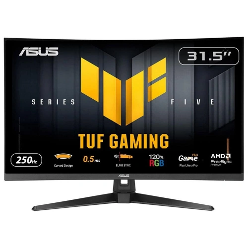 Asus 31.5” Tuf Gaming Vg32vQm5b 250hz 0.5ms Full Hd Kavisli Curved Gaming Monitör