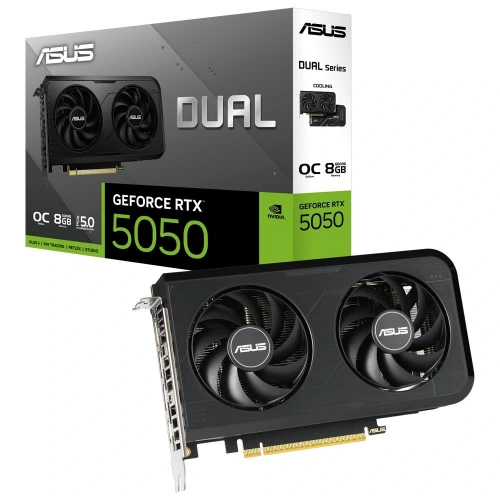 Asus Dual Geforce Rtx5050 Oc Edition Dual-rtx5050-o8g-nvıdıa 8gb Gddr6 Dlss 4 128 Bit Ekran Kartı