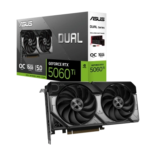 Asus Dual-rtx5060tı-o16g, 16gb, 128bit, Gddr7, 1xhdmı, 3xdp Gamıng Ekran Kartı