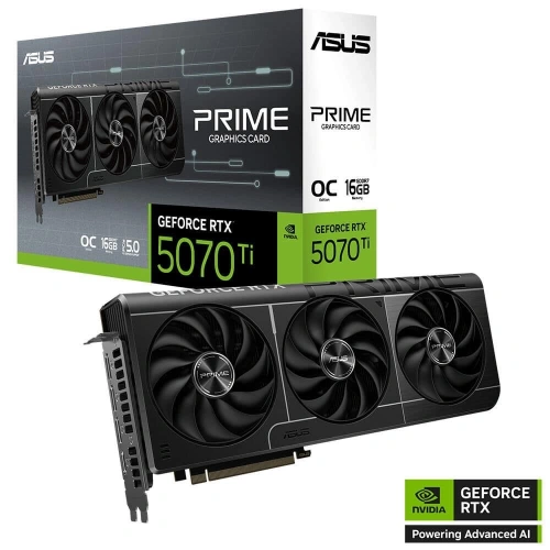 Asus Prime Geforce Rtx5070ti Oc 16gb Gddr7 256 Bit Dlss 4 Prıme-rtx5070tı-o16g Ekran Kartı