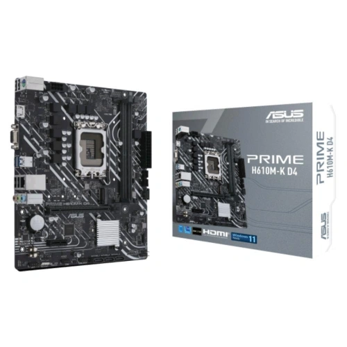Asus Prime H610m-k D4 Argb 3200mhz Ddr4 Soket 1700 M.2 Hdmı D-sub Matx Anakart