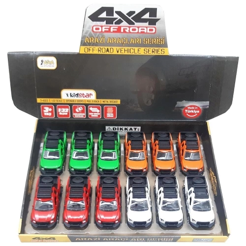 Asya Oyuncak Off-Road Çek Bırak Metal Araba KID.00062