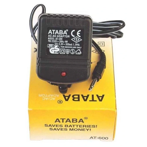 Ataba At-600 3w, 5.3v 300mah Ac-ac Süpürge Adaptör