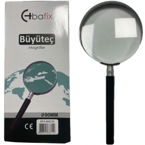 Bafix Büyüteç Cam Metal Çerçeveli 90 Mm Bfx-bmc90