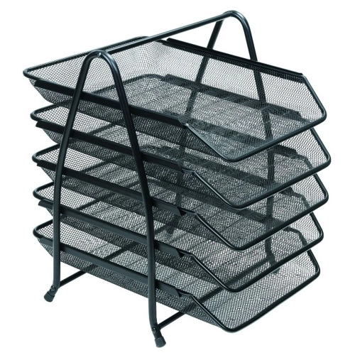 Bafix Evrak Rafı Metal Perforeli 5 Li Gri Bfx-mer9207s