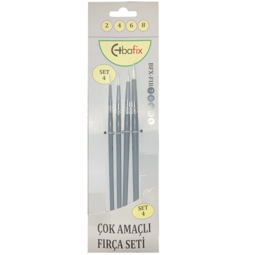 Bafix Fırça Seti Çok Amaçlı Artist 4 Lü (2-4-6-8) Set-4 70904