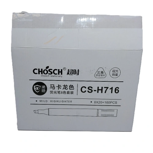 Bafix Fosforlu Kalem Kalem Tipi Chosch 8 Renk 8 Li Blister Cs-h716