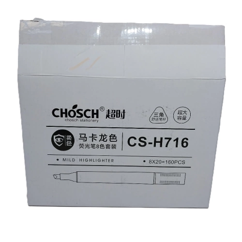 Bafix Fosforlu Kalem Kalem Tipi Chosch 8 Renk Blister CS-H716