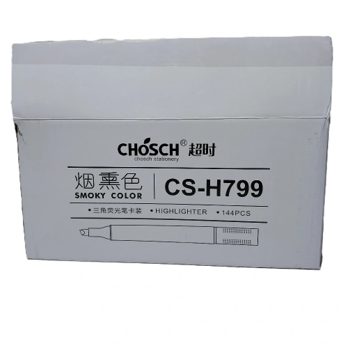 Bafix Fosforlu Kalem Kalem Tipi Smoky Color 6 Renk Blister CS-H799