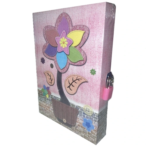 Bafix Hatıra Defteri Kilitli Karışık Desen Yh32k-krş