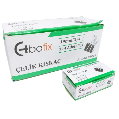 Bafix Kıskaç (klips) Çelik 19 Mm Bfx-klps019