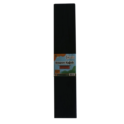 Bafix Krapon Kağıdı 10 LU 50x200 CM Siyah