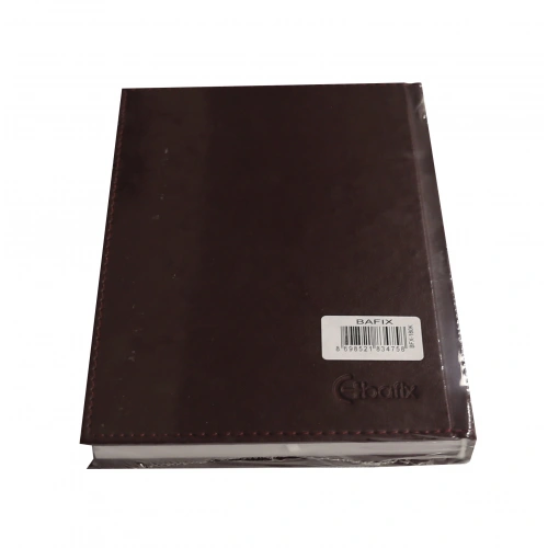 Bafix Modelist Defter Kareli Suni Deri 168 Yp 14x20