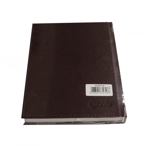 Bafix Modelist Defter Kareli Suni Deri 168 YP 14x20