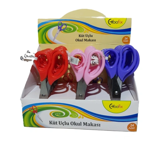 Bafix Okul Makası Küt Uçlu 13,5 Cm Bfx-sa6850