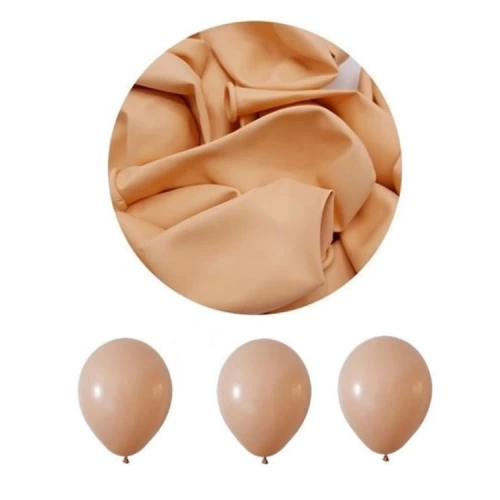 Balon Evi 12 inç Baskı Ten Rengi 100lü Balon