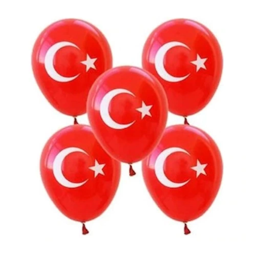 Balonevi Balon 1+1 Ayyıldız Baskılı 12 100 LÜ