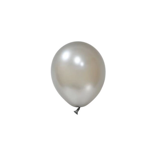 Balonevi Balon 10 Baskı Metalik Sılver 100 Lü