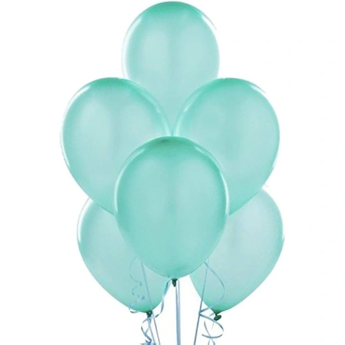 Balonevi Balon 12 Baskı Su Yeşili 100 Lü