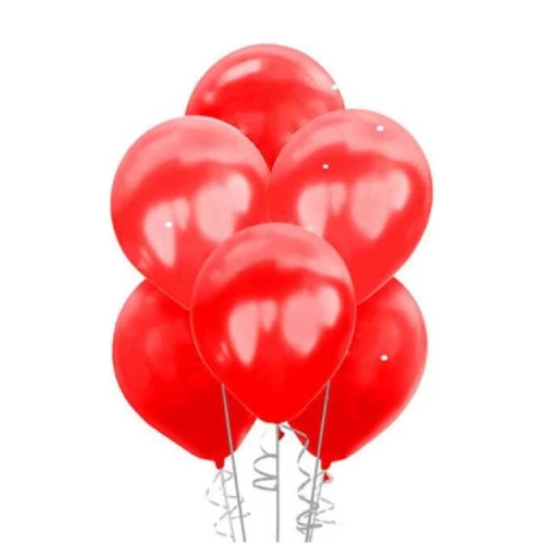 Balonevi Balon 12 Metalik Kırmızı 12 Li