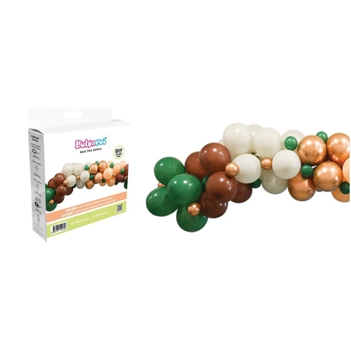 Balonevi Jungle Asorti Balon Dekorasyon Seti 70 Li