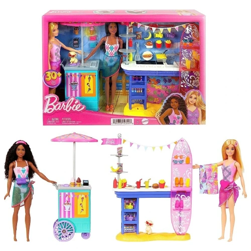 Barbie Brooklyn Ve Malibunun Sahildeki Yiyecek Standı Mtl-hnk99